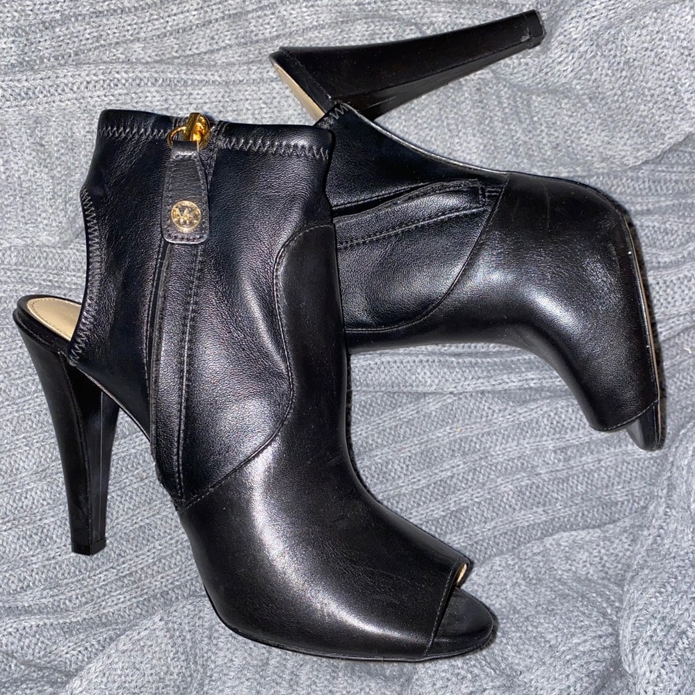 Michael Kors Leather Booties